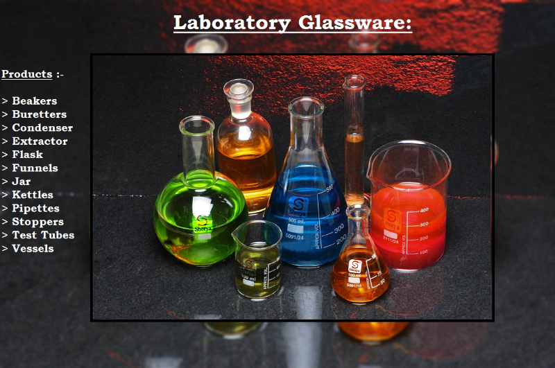 Lab Glass, Laboratory Glassware, Scientific Glass, Borosilicate Glass